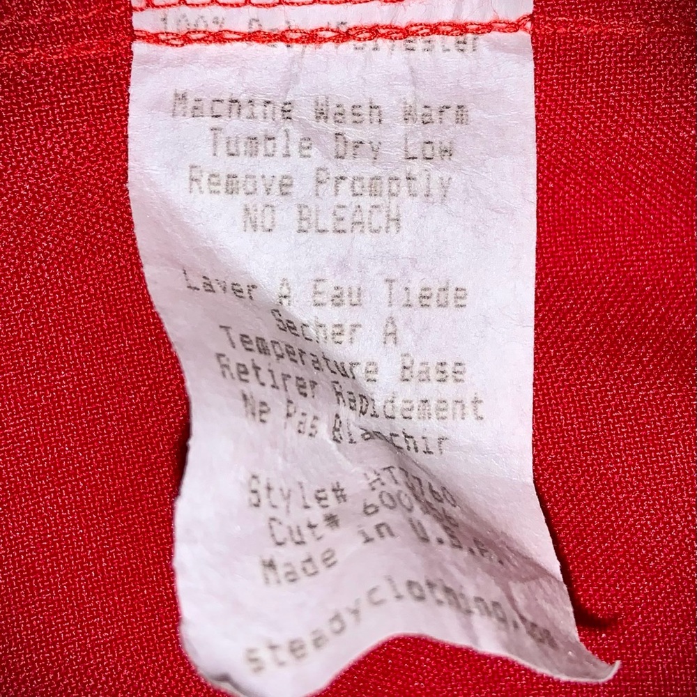 Vintage STEADY Lounge Shirt “Poison” Made In USA - Picture 5 of 5